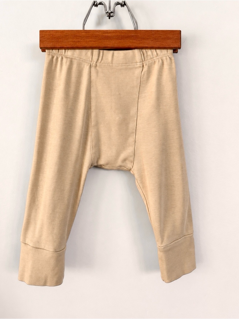 Kate Quinn 18-24M Organic Cotton Harem Pants Beige Tan Baby Toddler